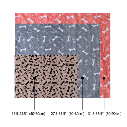 Pet Bed Mat Reusable Dog Urine Pad Puppy Pee Fast Absorbing Pad Rug Pet Dog Diaper Urine Pads for Small Medium Large Dogs